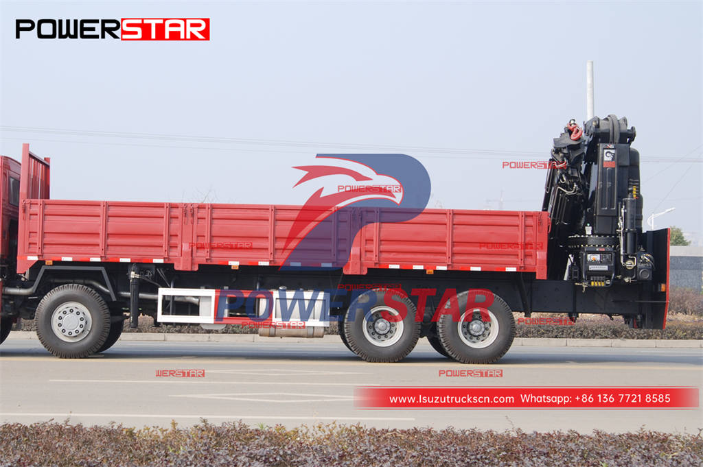 ISUZU GIGA 12 wheeler truck mounted kunckle boom crane