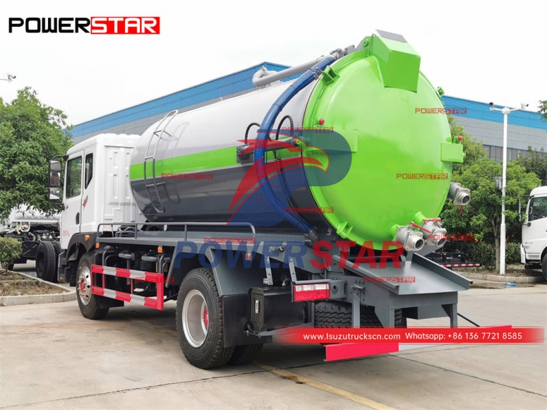 Good price ISUZU FTR/FVR vacuum sewage suction truck for sale