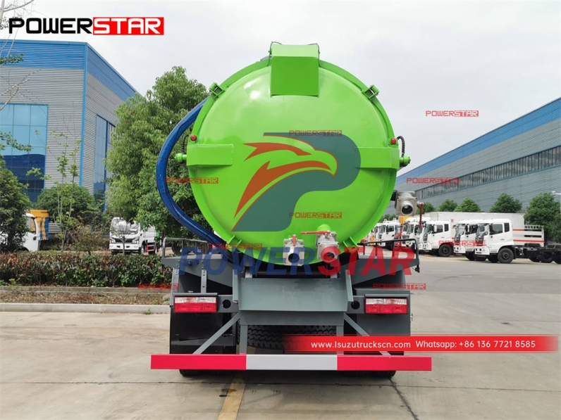 Good price ISUZU FTR/FVR vacuum sewage suction truck for sale