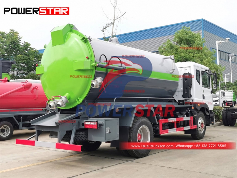 Good price ISUZU FTR/FVR vacuum sewage suction truck for sale