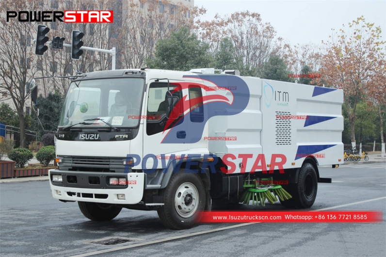 ISUZU FTR/FVR street sweeper truck at best price