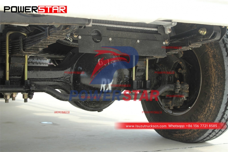Customized ISUZU 600P 4×4 off-road refuse compactor for export