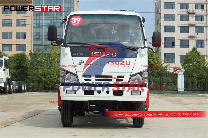 Customized ISUZU 600P 4×4 off-road refuse compactor for export