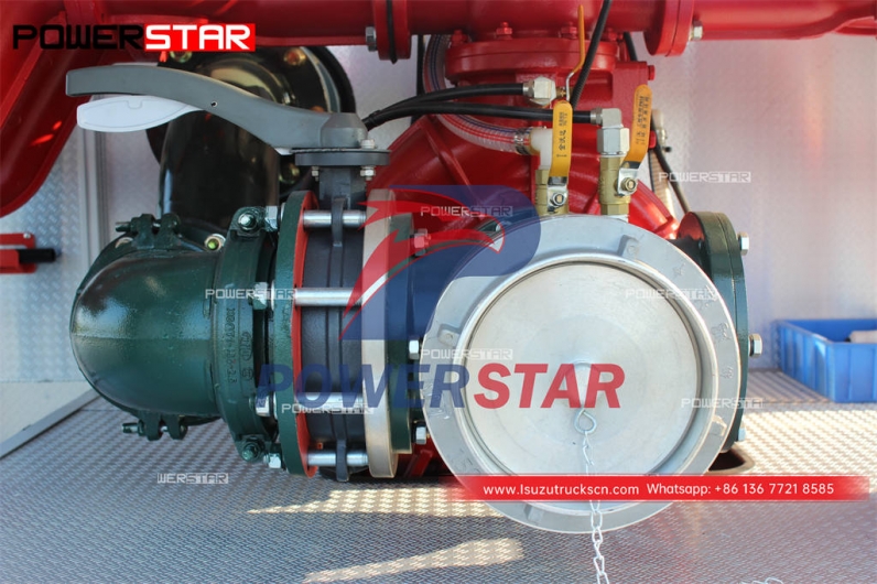 Factory direct sale ISUZU GIGA 4×2 water tank fire engine at discount price