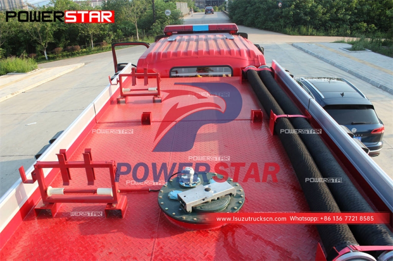 Factory direct sale ISUZU GIGA 4×2 water tank fire engine at discount price