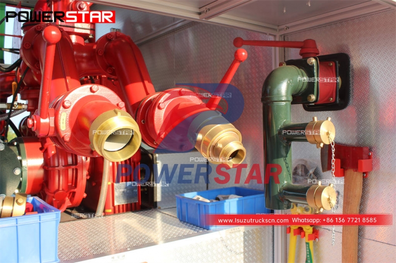 Factory direct sale ISUZU GIGA 4×2 water tank fire engine at discount price