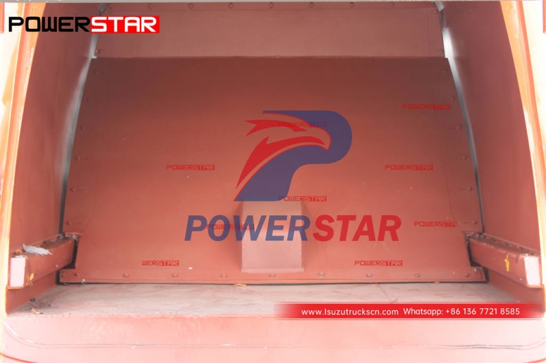 Good price ISUZU 100P 4WD rear load garbage compactor for Philippines