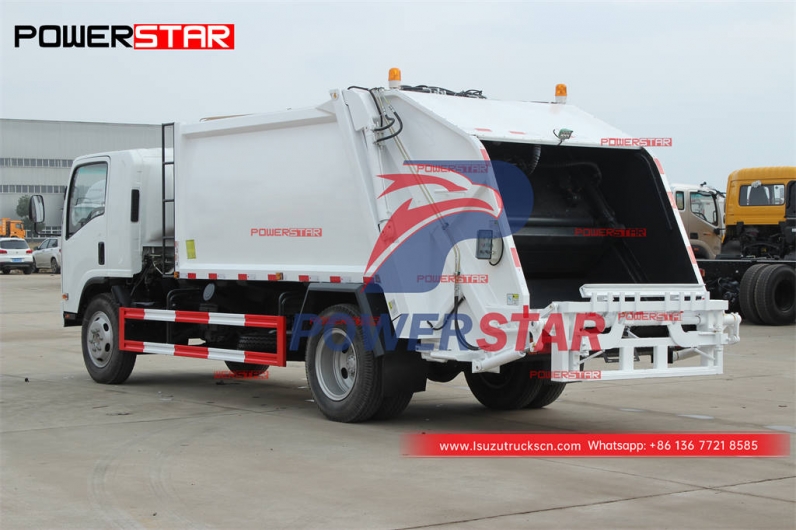 Philippines ISUZU 4×4 AWD 8CBM waste compression truck for sale