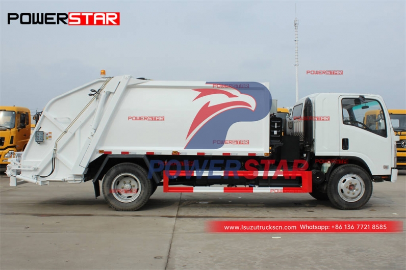 Philippines ISUZU 4×4 AWD 8CBM waste compression truck for sale