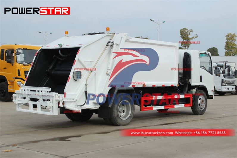 Philippines ISUZU 4×4 AWD 8CBM waste compression truck for sale