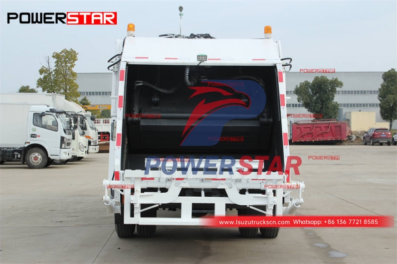 Philippines ISUZU 4×4 AWD 8CBM waste compression truck for sale