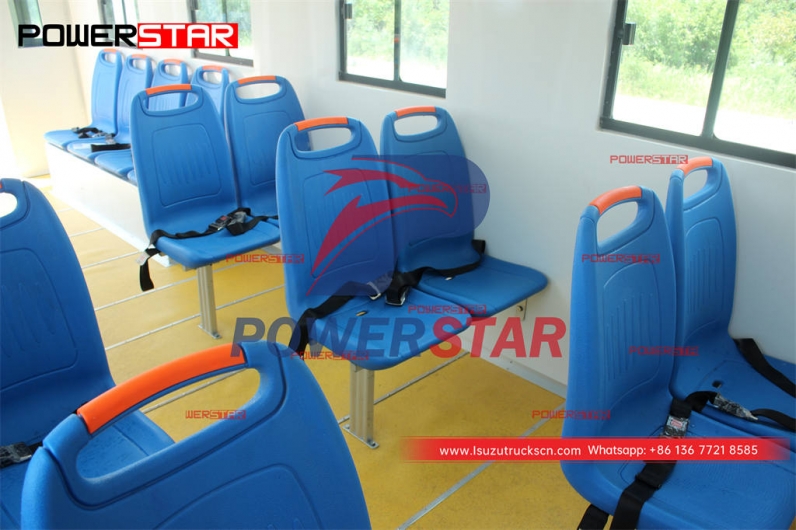 Customized ISUZU 700P 190HP 4×4 troop carrier truck for sale