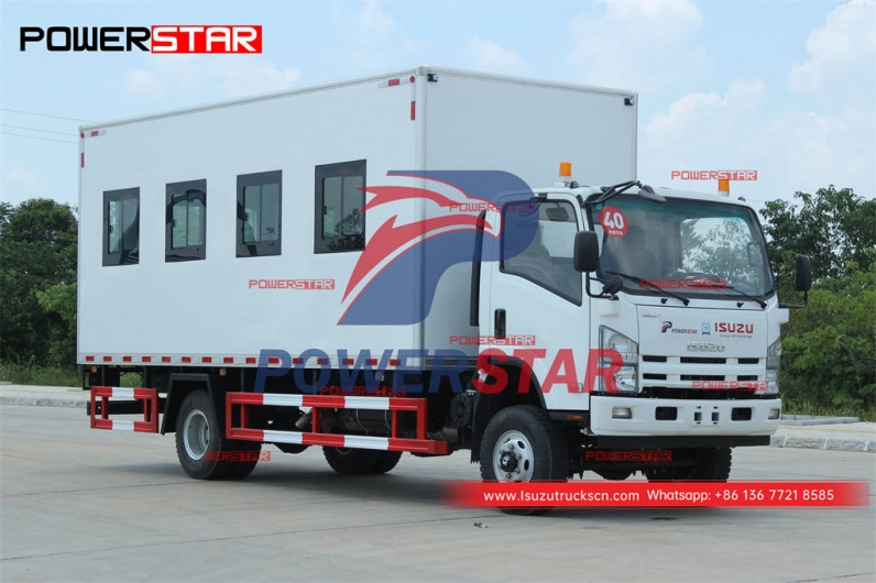Customized ISUZU 700P 190HP 4×4 troop carrier truck for sale