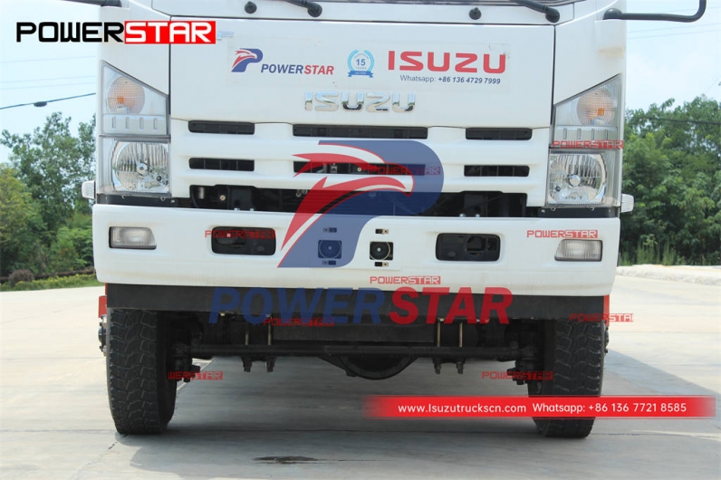 Customized ISUZU 700P 190HP 4×4 troop carrier truck for sale