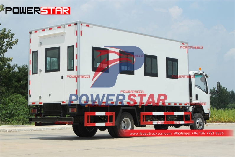 Customized ISUZU 700P 190HP 4×4 troop carrier truck for sale