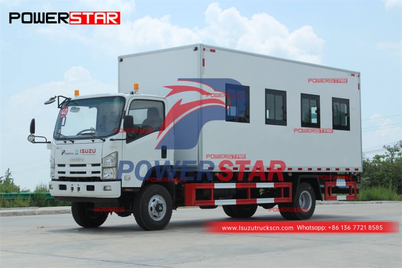 Customized ISUZU 700P 190HP 4×4 troop carrier truck for sale