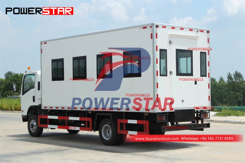 Customized ISUZU 700P 190HP 4×4 troop carrier truck for sale