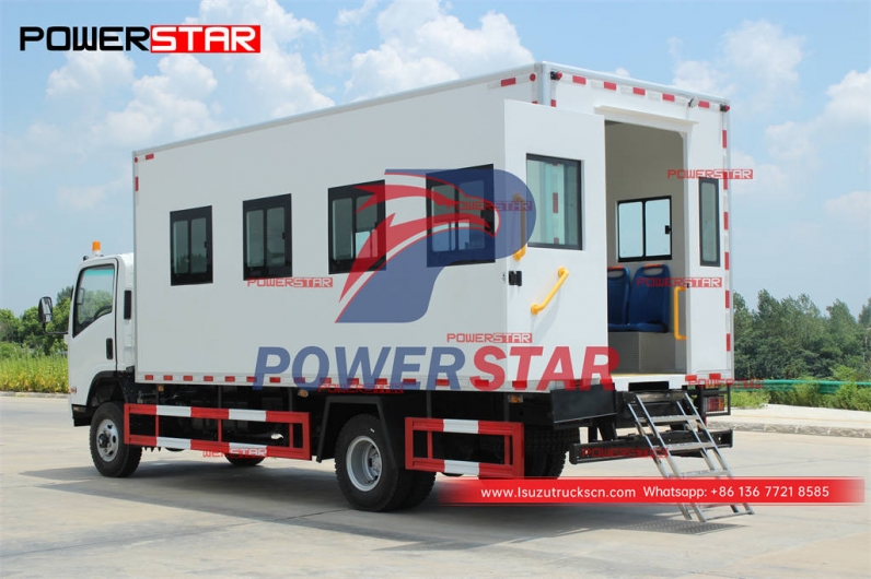 Customized ISUZU 700P 190HP 4×4 troop carrier truck for sale