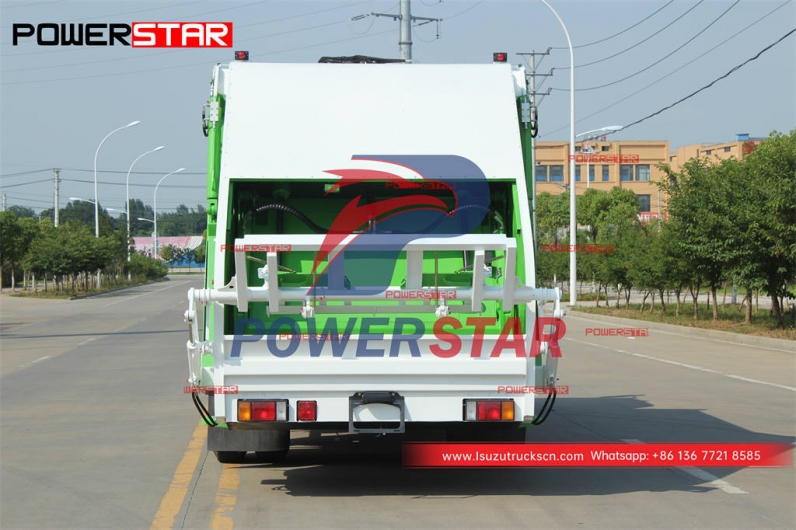 Custom-made ISUZU FTR 4×4 off-road waste compactor truck for Philippines