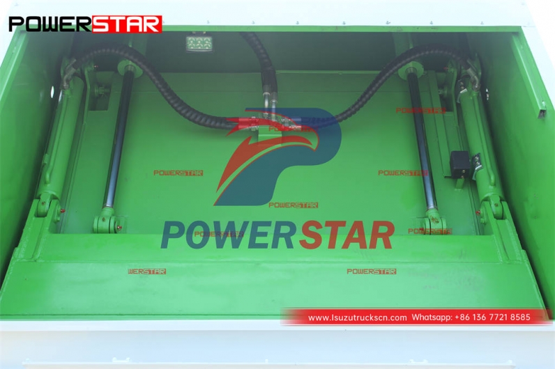 Custom-made ISUZU FTR 4×4 off-road waste compactor truck for Philippines