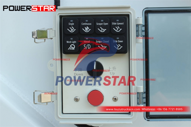 Custom-made ISUZU FTR 4×4 off-road waste compactor truck for Philippines