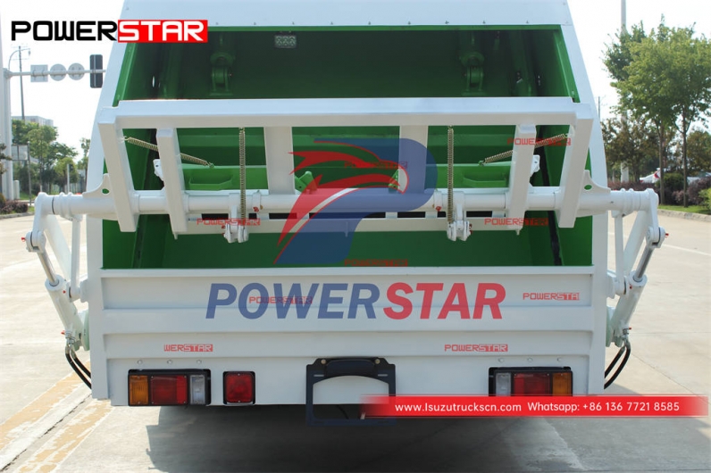 Custom-made ISUZU FTR 4×4 off-road waste compactor truck for Philippines
