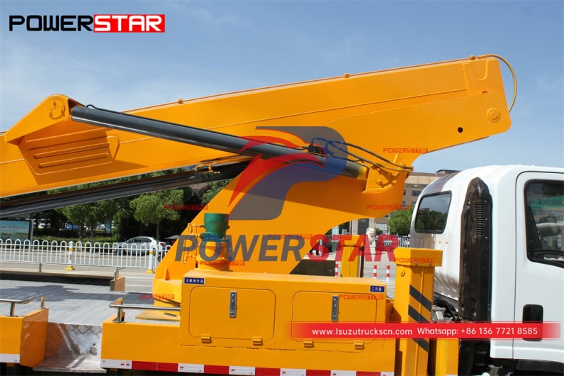 Customized ISUZU 700P 4×4 28m Bucket/Boom Trucks at best price