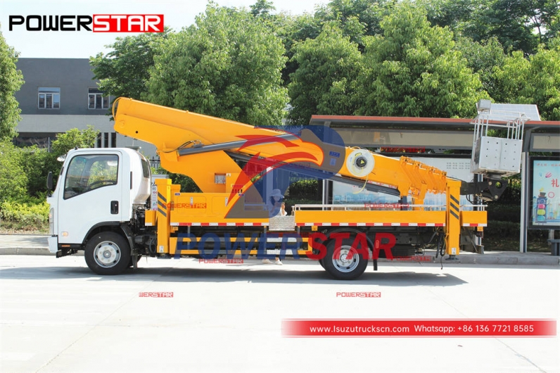 Customized ISUZU 700P 4×4 28m Bucket/Boom Trucks at best price