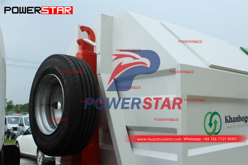 Philippines ISUZU 4×4 AWD 8CBM hook loader at best price