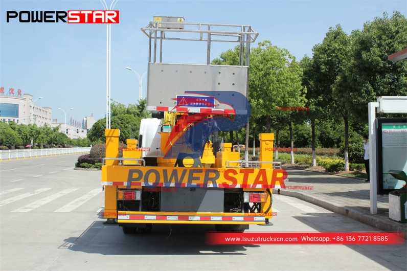 Customized ISUZU 700P 4×4 28m Bucket/Boom Trucks at best price