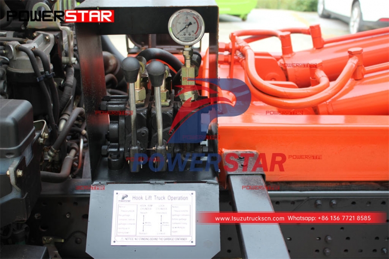 Philippines ISUZU 4×4 AWD 8CBM hook loader at best price
