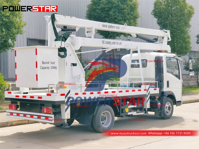 Custom-made ISUZU 190HP 4×4 AWD 18m Truck Mounted Boom Lift