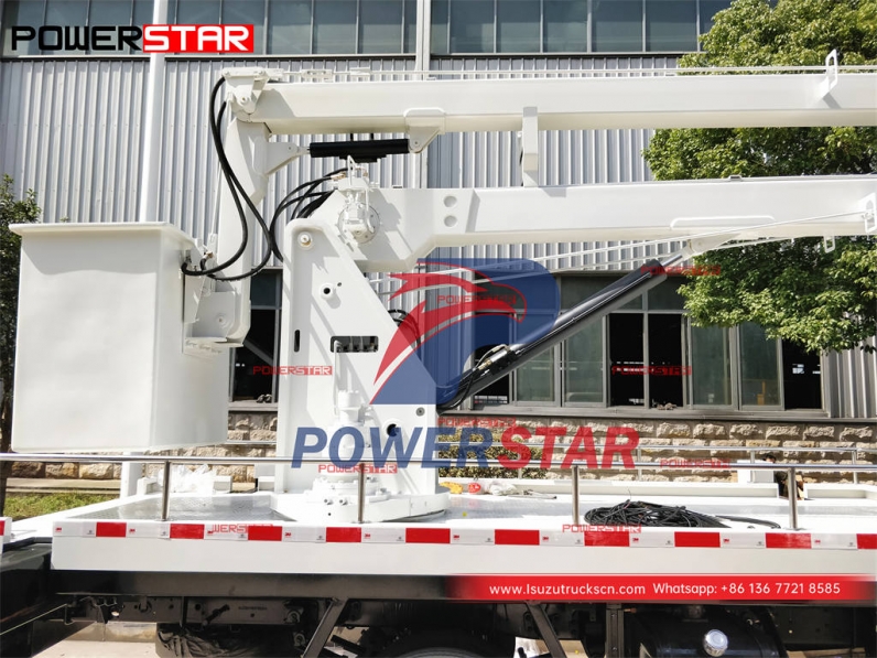 Custom-made ISUZU 190HP 4×4 AWD 18m Truck Mounted Boom Lift