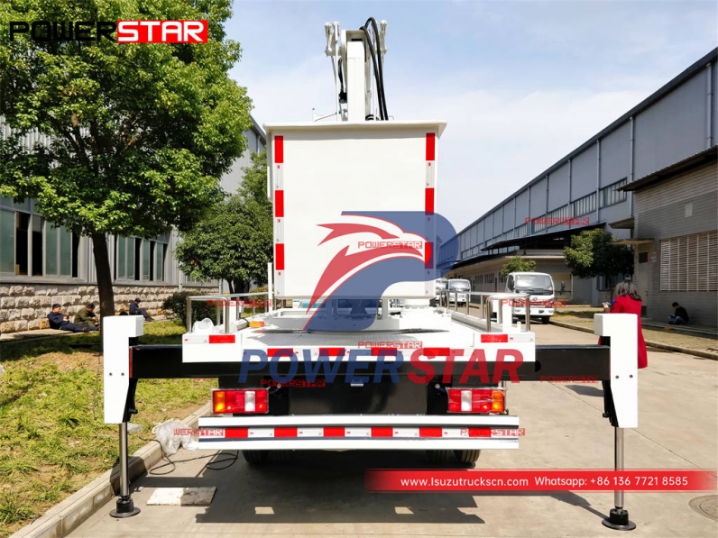 Custom-made ISUZU 190HP 4×4 AWD 18m Truck Mounted Boom Lift