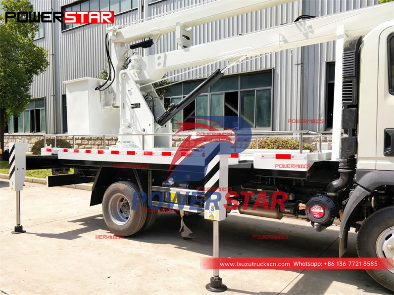 Custom-made ISUZU 190HP 4×4 AWD 18m Truck Mounted Boom Lift