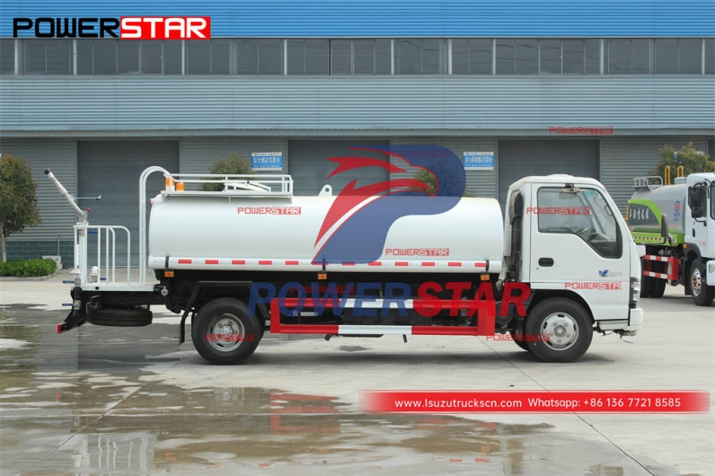 ISUZU 4×4 5000 liters stainless steel drinking water tank truck on sale