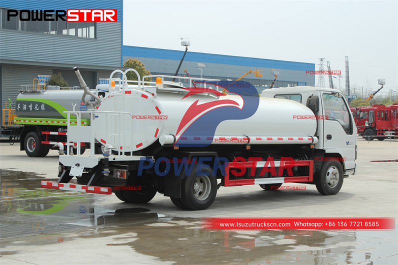 ISUZU 4×4 5000 liters stainless steel drinking water tank truck on sale