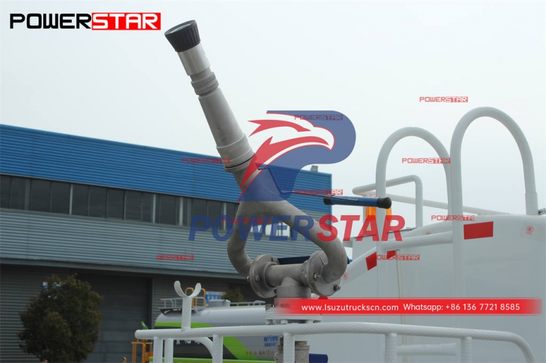 ISUZU 4×4 5000 liters stainless steel drinking water tank truck on sale