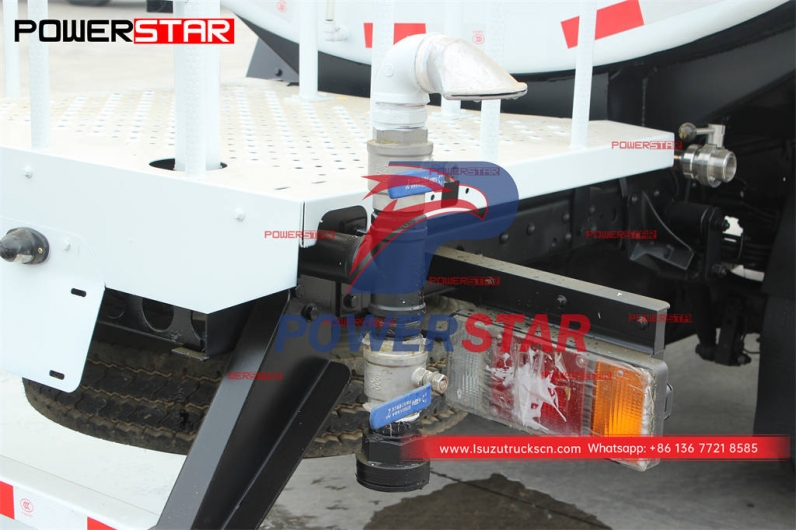 ISUZU 4×4 5000 liters stainless steel drinking water tank truck on sale