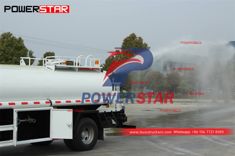 ISUZU 4×4 5000 liters stainless steel drinking water tank truck on sale