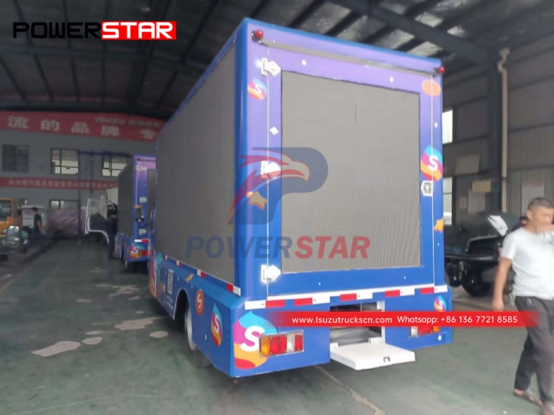 ISUZU Outdoor Isuzu Mobile LED Screen Vehicles for surprise