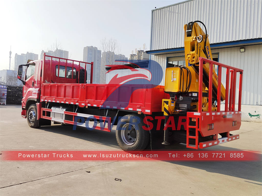 Hot Selling ISUZU GIGA 4×2 knuckle boom crane truck In China ...