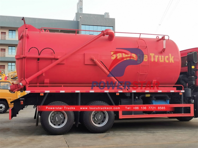 Hot sale ISUZU GIGA sewer cleaner truck