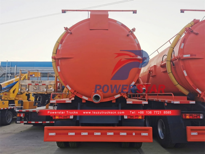 Hot sale ISUZU GIGA sewer cleaner truck