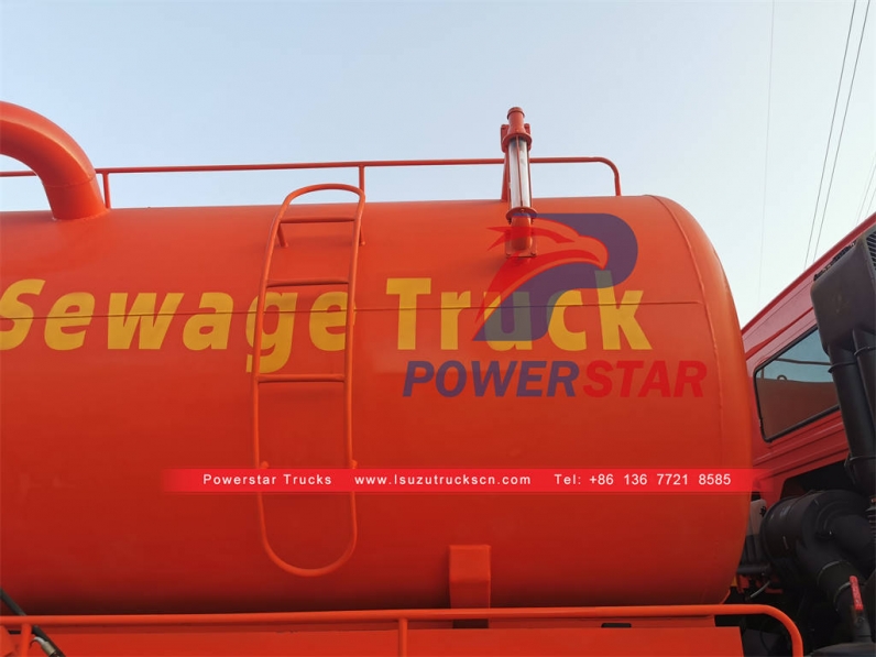 Hot sale ISUZU GIGA sewer cleaner truck