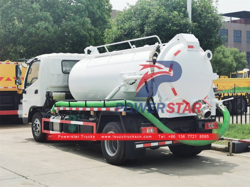 Factory outlet ISUZU light duty sewer sucker
