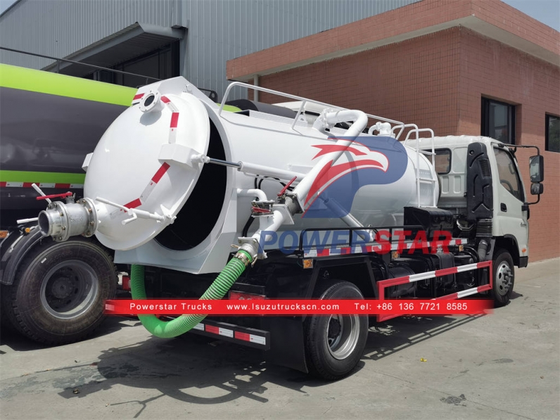 Factory outlet ISUZU light duty sewer sucker