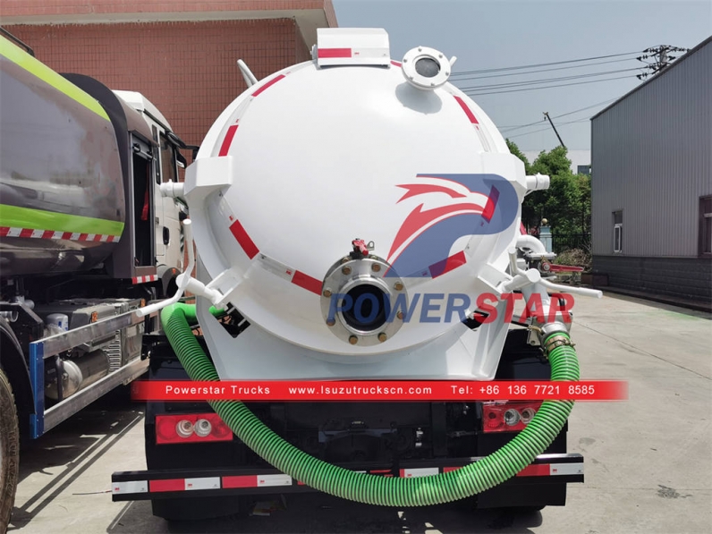 Factory outlet ISUZU light duty sewer sucker