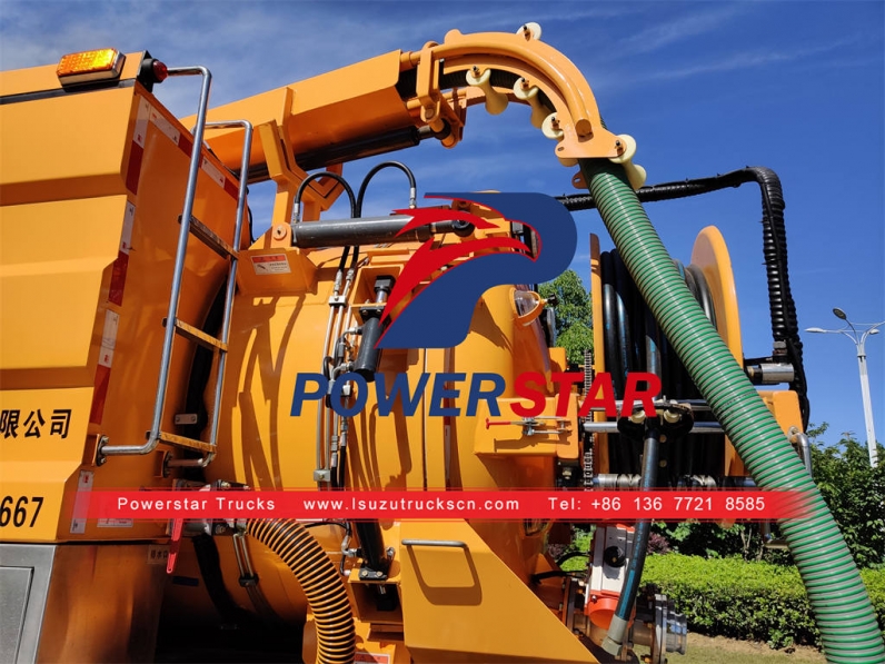 Brand new ISUZU FTR combination sewer cleaner truck