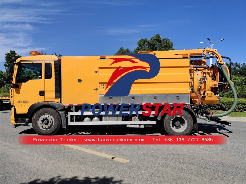 Brand new ISUZU FTR combination sewer cleaner truck